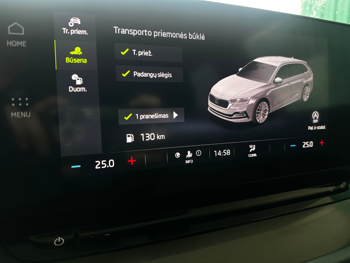 2020-12 Škoda Octavia 2.0l TDI 110kW Automatinė